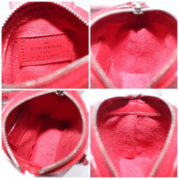 LOUIS VUITTON Epi Mini Lockit Charm Red M6001J LV Auth - Picture 13 of 14